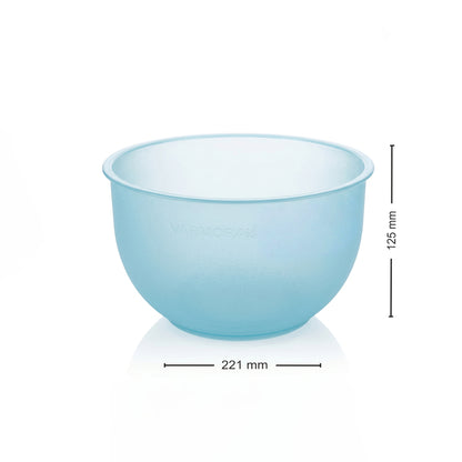 Varmora Plastic Mixing Bowl - FDA Approved & BPA Free, Multi-Purpose Bowl, Microwave Friendly