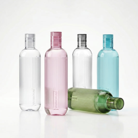 Varmora Aqua Puroline – Plastic Water Bottle, BPA Free, 100% Virgin Plastic, Leak Proof, Ideal for Daily Desk Hydration, 1 Litre.