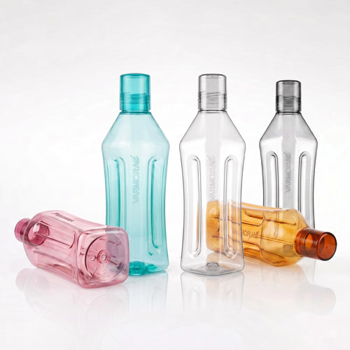 Varmora Aqua Romeo - FDA Approved BPA-Free, Crystal Clarity, Leak Proof, 1 LTR