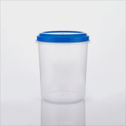 Varmora Glory - Set of 3(5,7,10 Ltr), Plastic Containers With Air-Tight Lid, For Storing Atta, Flour & Rice, Transparent Design, BPA Free 100% Food-Grade Plastic