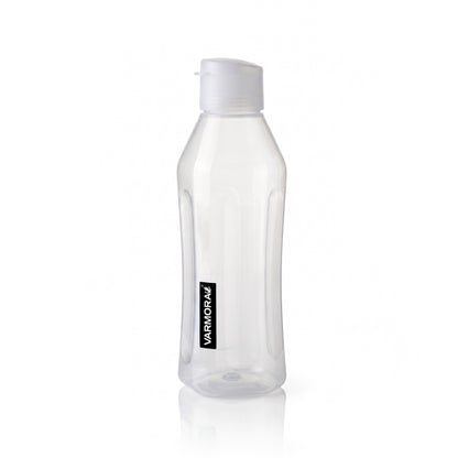 Varmora Aqua Smarty – Plastic Water Bottle, BPA Free, 100% Virgin Plastic, Leak Proof, Ideal for Daily Desk Hydration, 1 Litre.