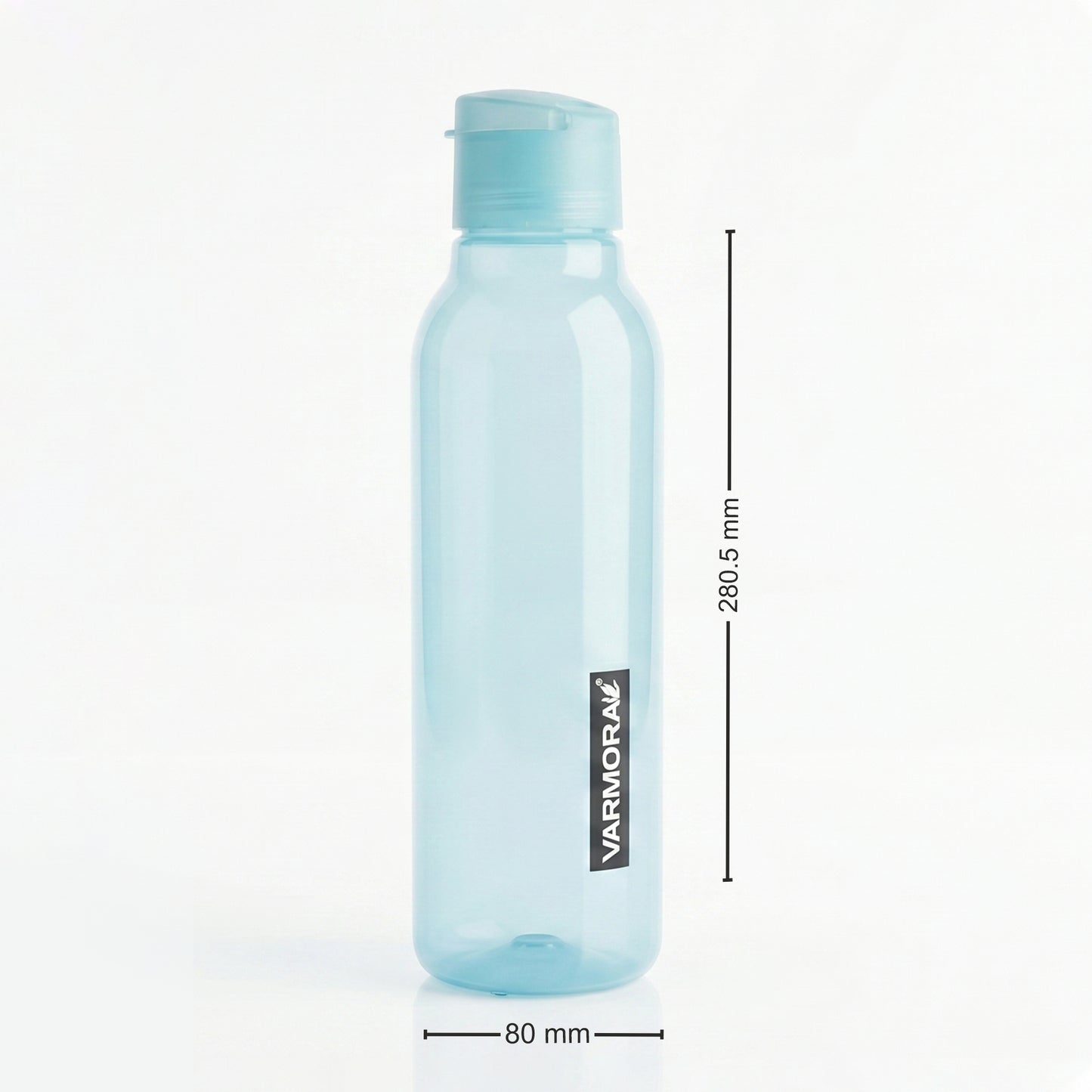 Varmora Aqua Oxy – Plastic Water Bottle, BPA Free, 100% Virgin Plastic, Leak Proof, Ideal for Daily Desk Hydration, 1 Litre.
