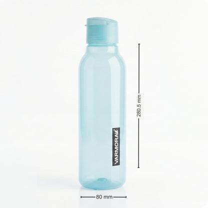 Varmora Aqua Oxy – Plastic Water Bottle, BPA Free, 100% Virgin Plastic, Leak Proof, Ideal for Daily Desk Hydration, 1 Litre.