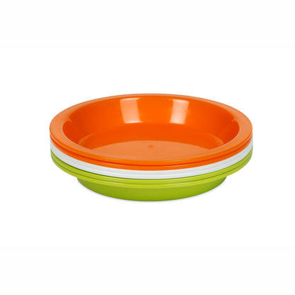 Varmora Nasta Plate - Snack Serving Plate, 100% Virgin Plastic, Unbreakable & Food Grade