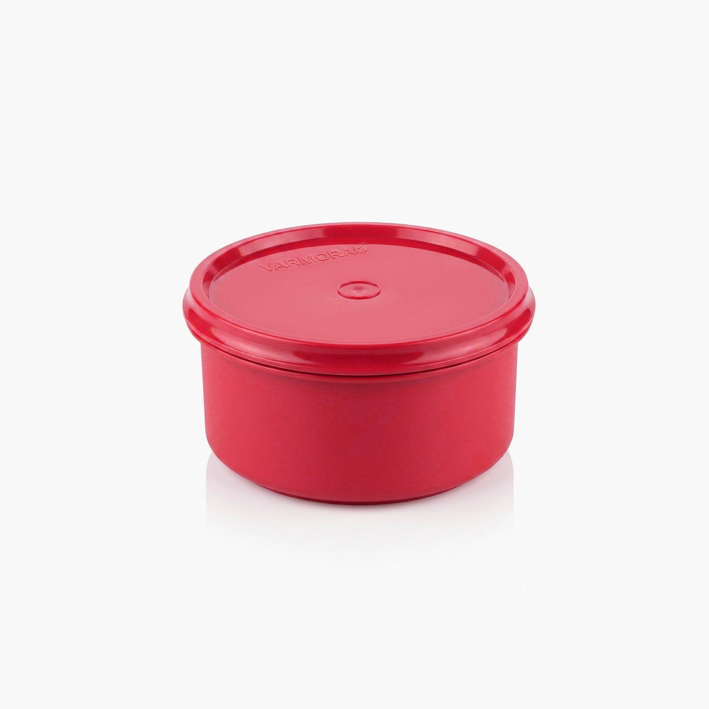 Varmora SS Magnum Round - Plastic Container With Airtight Lid, Stainless Steel Interior, Food-Grade Material