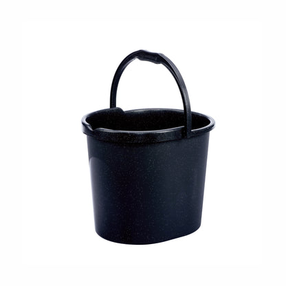 Varmora Oval Bucket 100% Virgin Plastic, Sturdy Handle & Durable Build