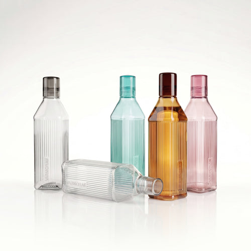 Varmora Aqua Roman – Plastic Water Bottle, BPA Free, 100% Virgin Plastic, Leak Proof, Ideal for Daily Desk Hydration, 1 Litre.