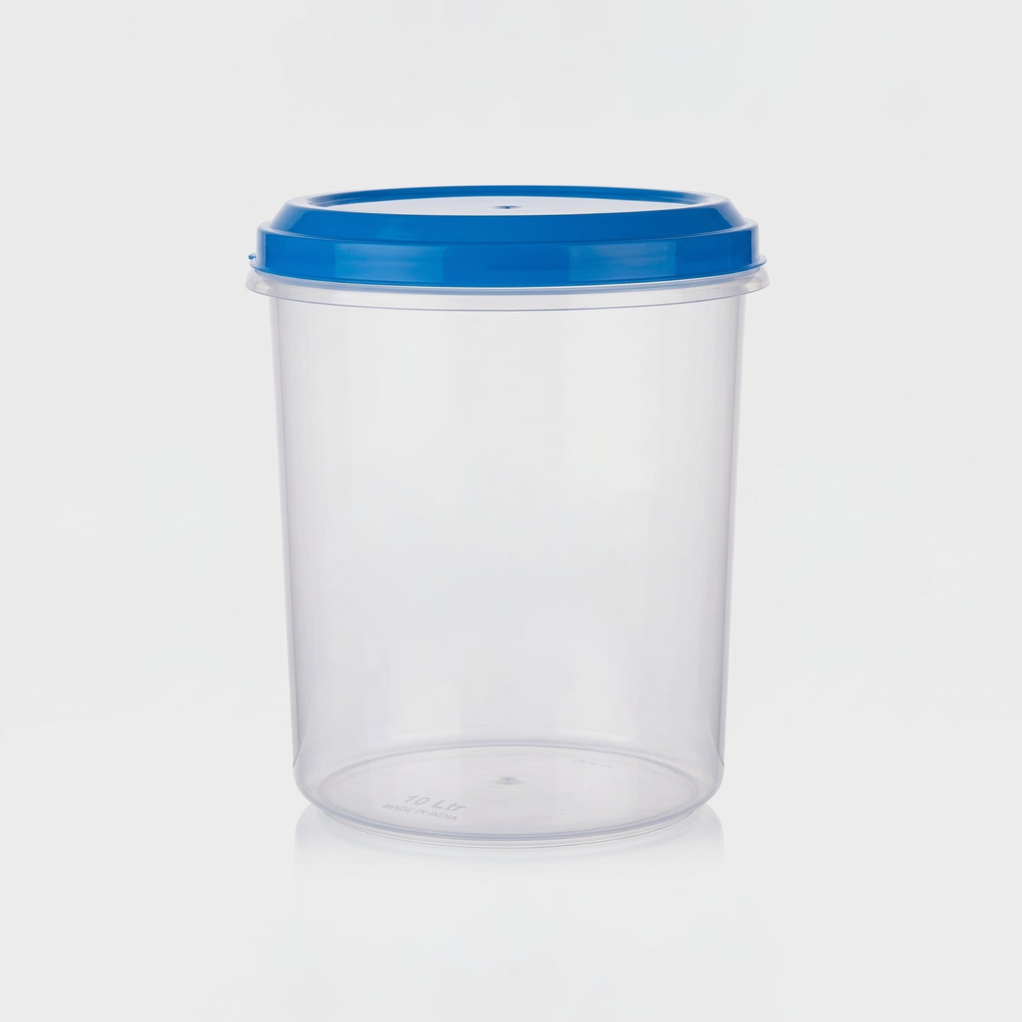 Varmora Glory - Set of 3(5,7,10 Ltr), Plastic Containers With Air-Tight Lid, For Storing Atta, Flour & Rice, Transparent Design, BPA Free 100% Food-Grade Plastic