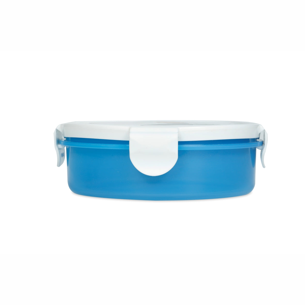 Varmora Wonder Lunch - Printed Round Lunch Box with Locking Clips, 100% Virgin Plastic, Food Grade & Airtight
