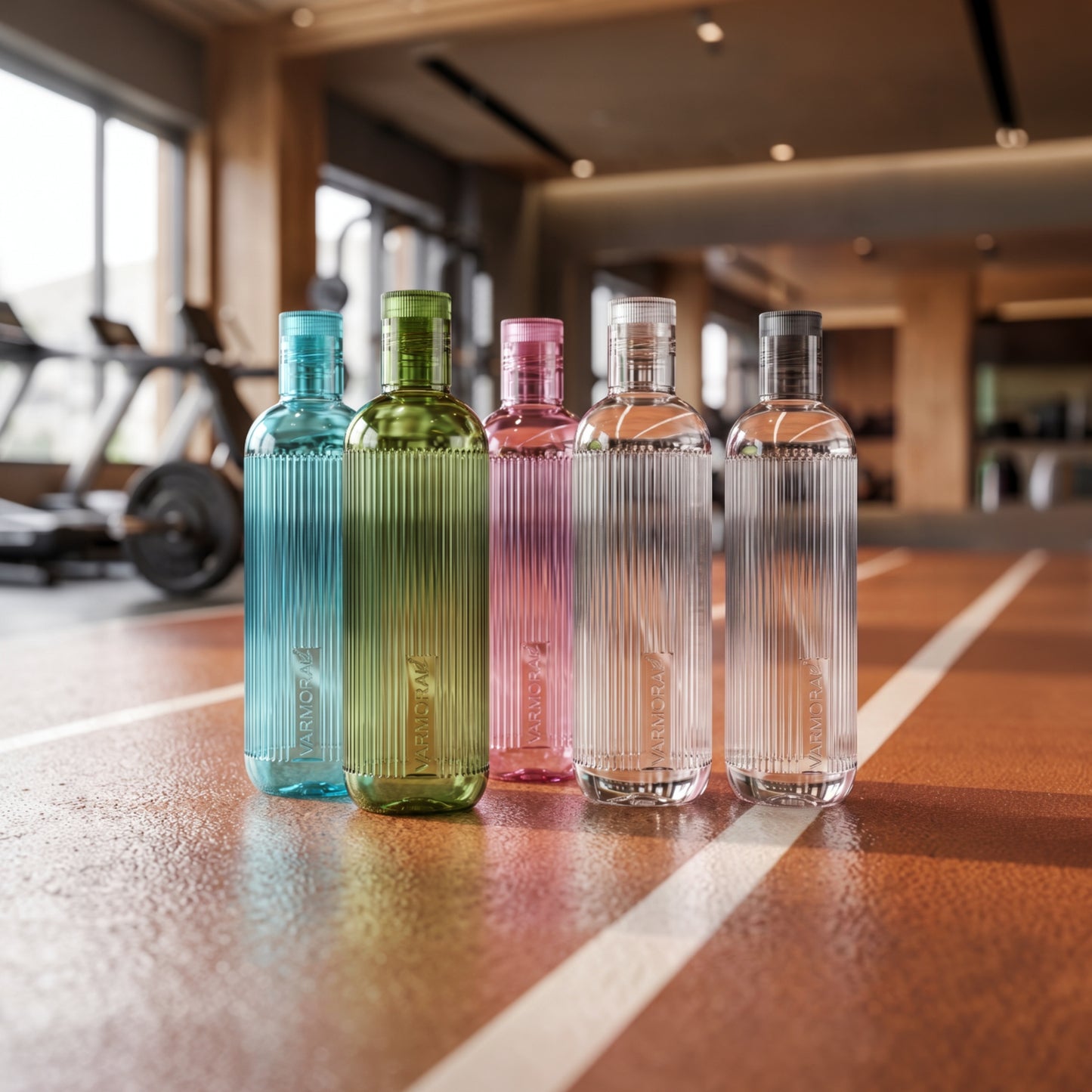 Varmora Aqua Puroline – Plastic Water Bottle, BPA Free, 100% Virgin Plastic, Leak Proof, Ideal for Daily Desk Hydration, 1 Litre.