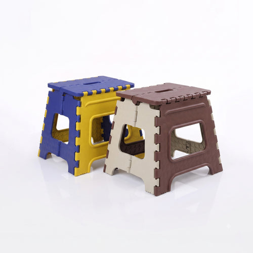 Varmora Folding Stool Small - Lightweight & Portable, Ergonomic Handle, Sturdy Design