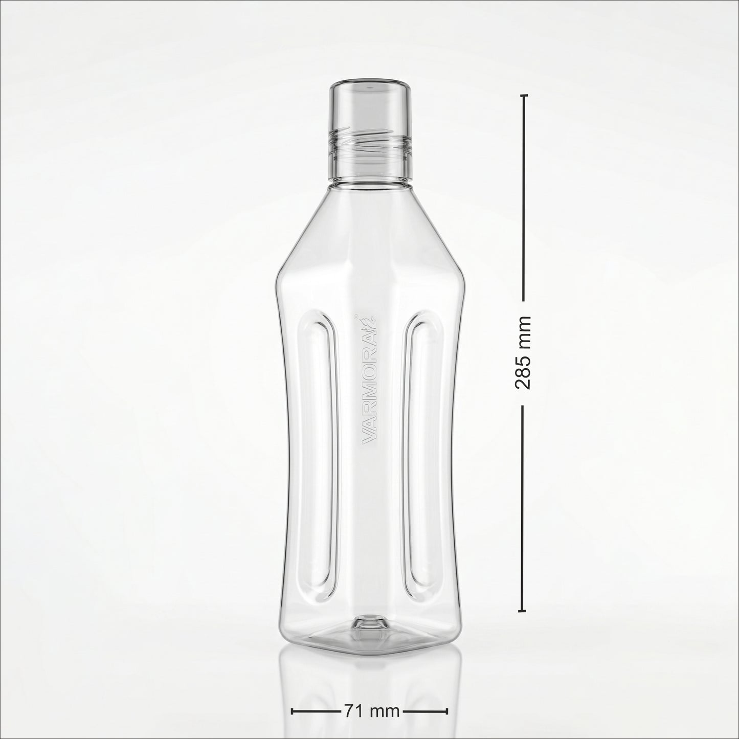 Varmora Aqua Romeo - FDA Approved BPA-Free, Crystal Clarity, Leak Proof, 1 LTR