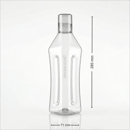 Varmora Aqua Romeo - FDA Approved BPA-Free, Crystal Clarity, Leak Proof, 1 LTR