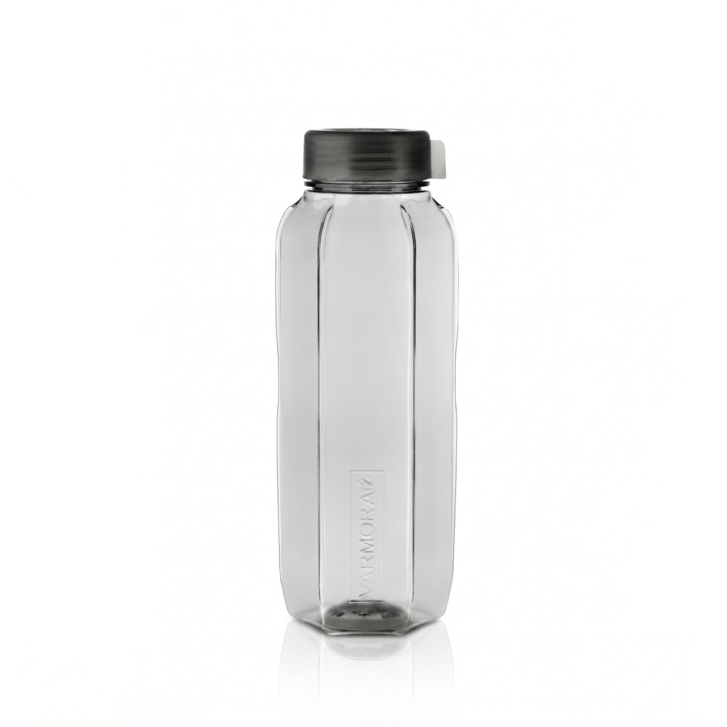 Varmora Aqua Hexaware – Plastic Water Bottle, BPA Free, 100% Virgin Plastic, Leak Proof, 1 Litre.