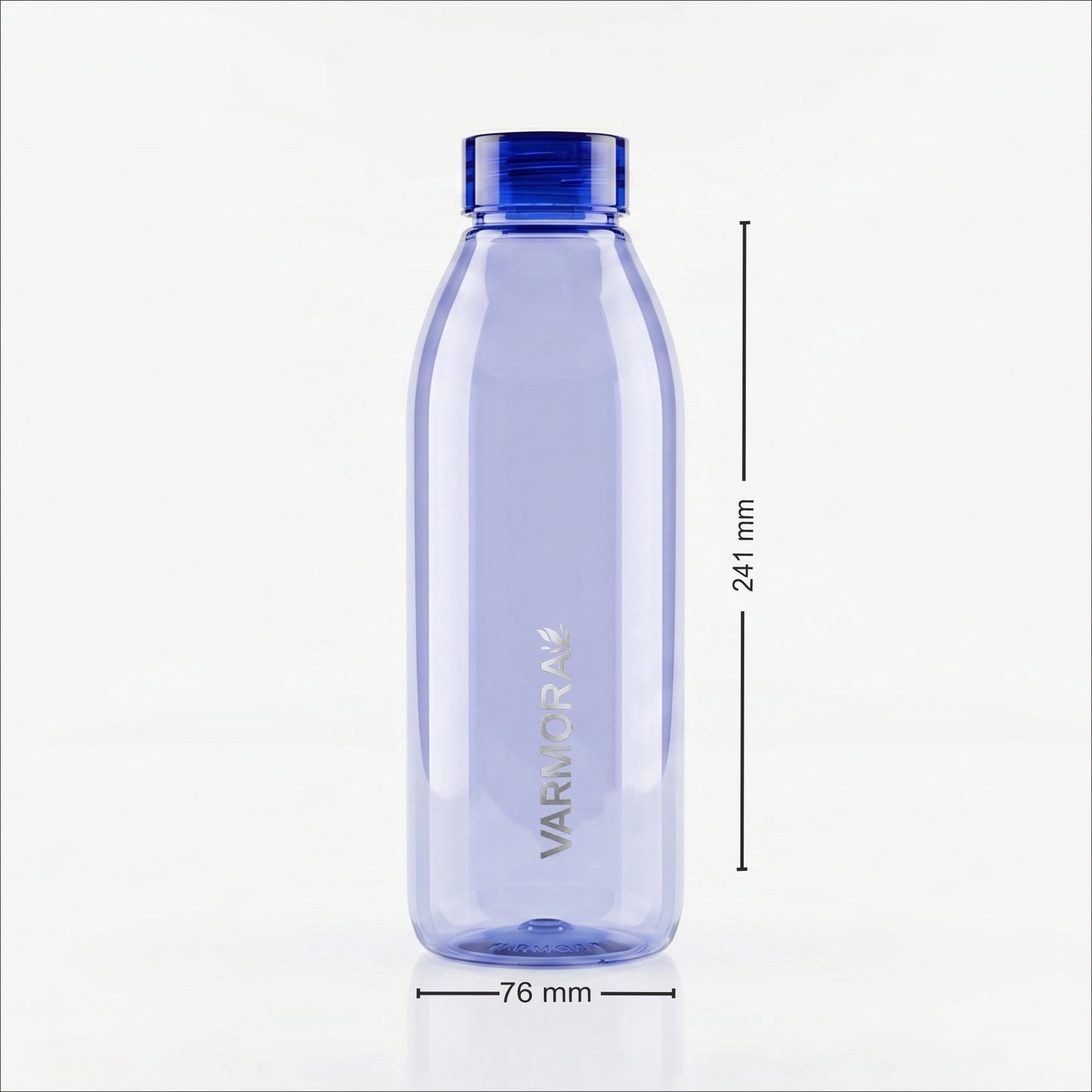 Varmora Aqua Falcon - 850 ml Fridge Water Bottle, Food Grade Plastic, Odor Free & Leakproof, Translucent