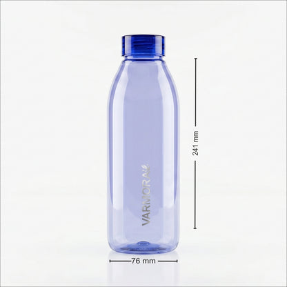 Varmora Aqua Falcon - 850 ml Fridge Water Bottle, Food Grade Plastic, Odor Free & Leakproof, Translucent