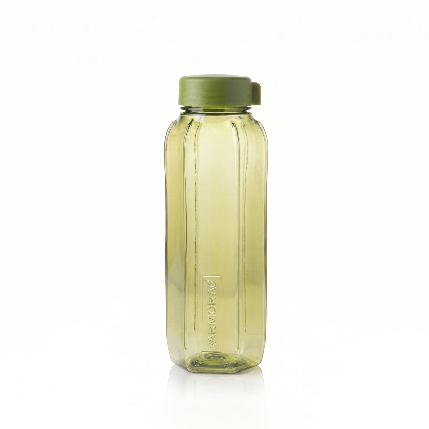 Varmora Aqua Hexaware – Plastic Water Bottle, BPA Free, 100% Virgin Plastic, Leak Proof, 1 Litre.