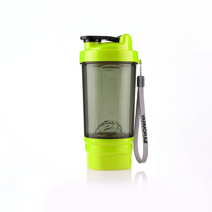 Varmora Protein Shaker For Gym - BPA Free, Food Grade Plastic, Stainless Steel Blender, 575 ml