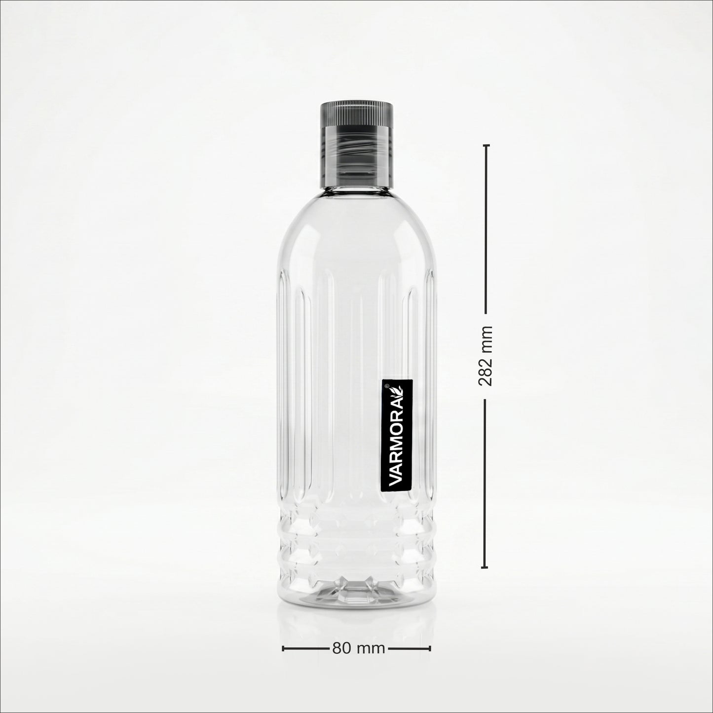 Varmora Aqua Neptune - FDA Approved BPA-Free, Crystal Clarity, Leak Proof, 1 LTR