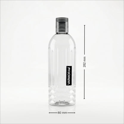 Varmora Aqua Neptune - FDA Approved BPA-Free, Crystal Clarity, Leak Proof, 1 LTR