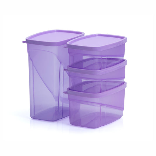 Varmora Smart Saver - Airtight Storage Container Set, 100% Virgin Plastic, Food Grade & Leak Proof