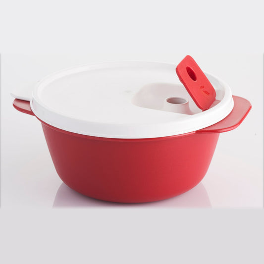 Varmora Microwave Delight 1000 Ml - Insulated Casserole Set with Steam Vent Lid, 100% Virgin Plastic, Microwave Safe