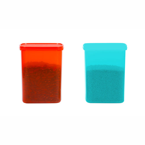Varmora Store Well Set of 2 - Airtight Storage Container, 100% Virgin Plastic, Food Grade & Leak Proof