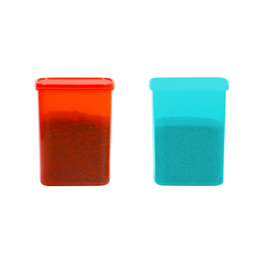 Varmora Store Well Set of 2 - Airtight Storage Container, 100% Virgin Plastic, Food Grade & Leak Proof