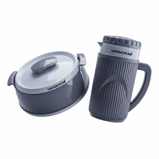 Varmora Tea Mate 1200 ml & Roma 1600 - Leak Proof, Insulated, 100% Food Grade