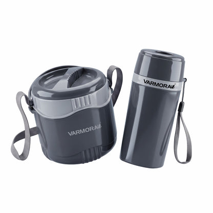 Varmora Orbit Lunch 2 & Aqua Optima 300 ml - Leak Proof Container, Insulated Outer, 100% Food Grade