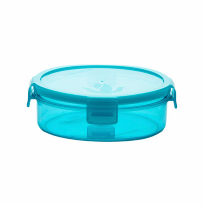 Varmora Clamp It Round PC- Airtight Storage Container with Locking Clips, 100% Virgin Plastic, Food Grade & Leak Proof