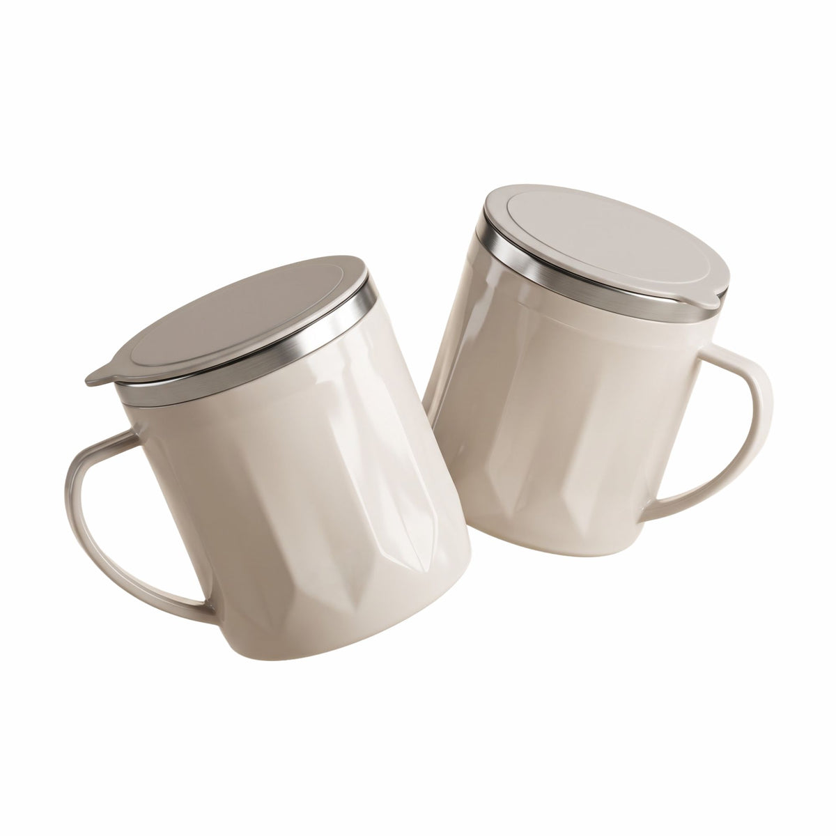 Varmora Coffee Mug 220 ml Set of 2 - Microwave Safe, BPA Free, 100% Food Grade