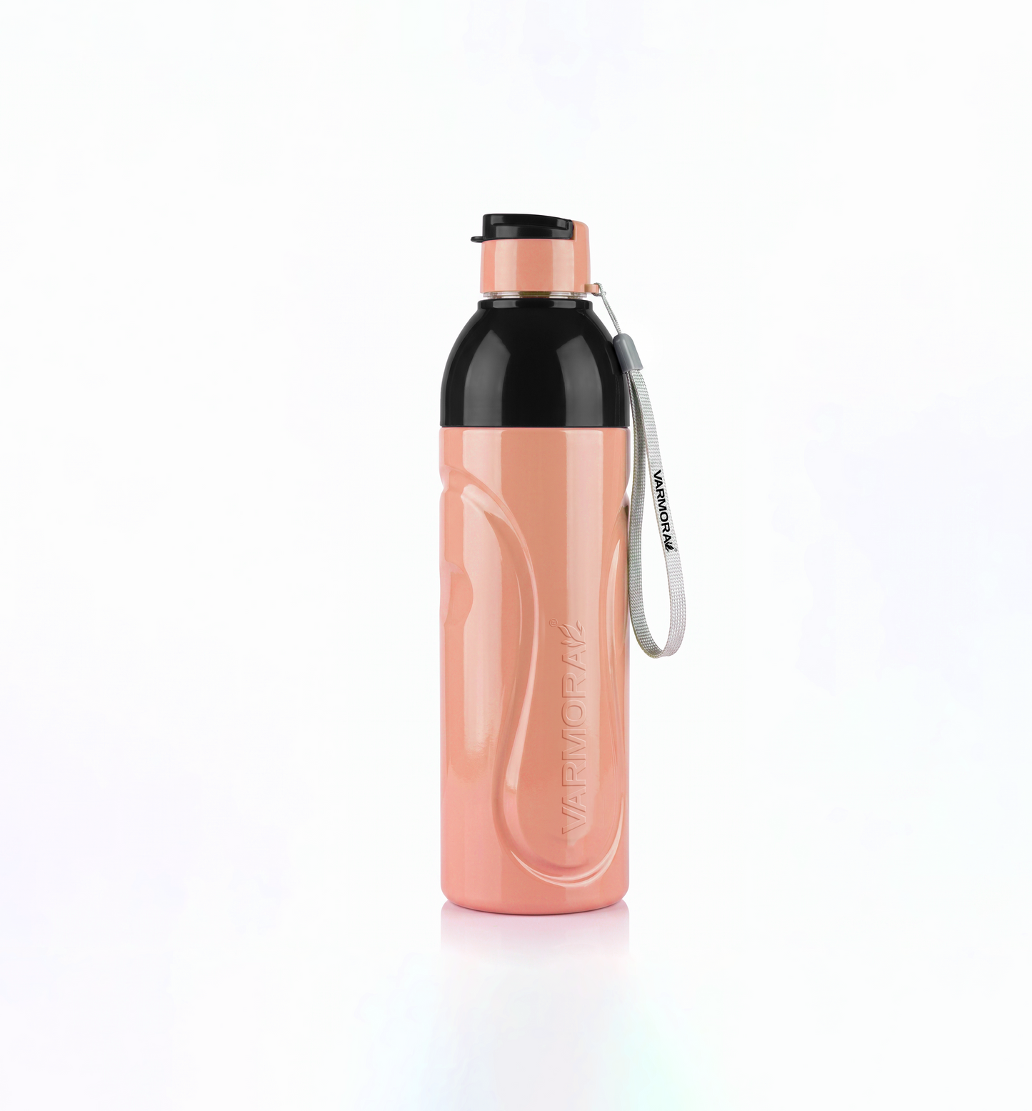 Varmora Ares - Insulated Water Bottle, Plastic Inner, 100% Virgin Plastic, warm & Cold Compatible, BPA Free