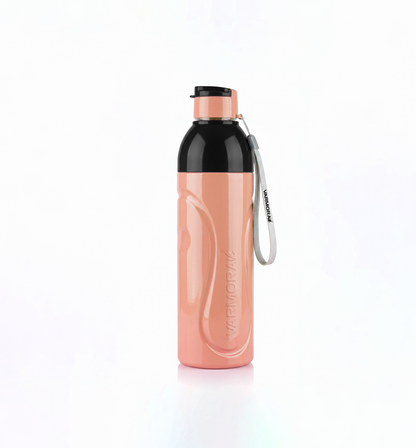 Varmora Ares - Insulated Water Bottle, Plastic Inner, 100% Virgin Plastic, warm & Cold Compatible, BPA Free