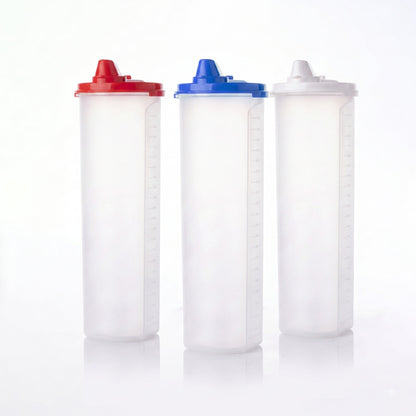 Varmora Oil Can - Plastic Oil Container, Leak Proof, Food-Grade Material, FDA Approved & BPA-Free, 440 ML, 650 ML