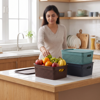 Varmora Organix – Plastic Storage Container Range, Food-Grade & BPA-Free Plastic