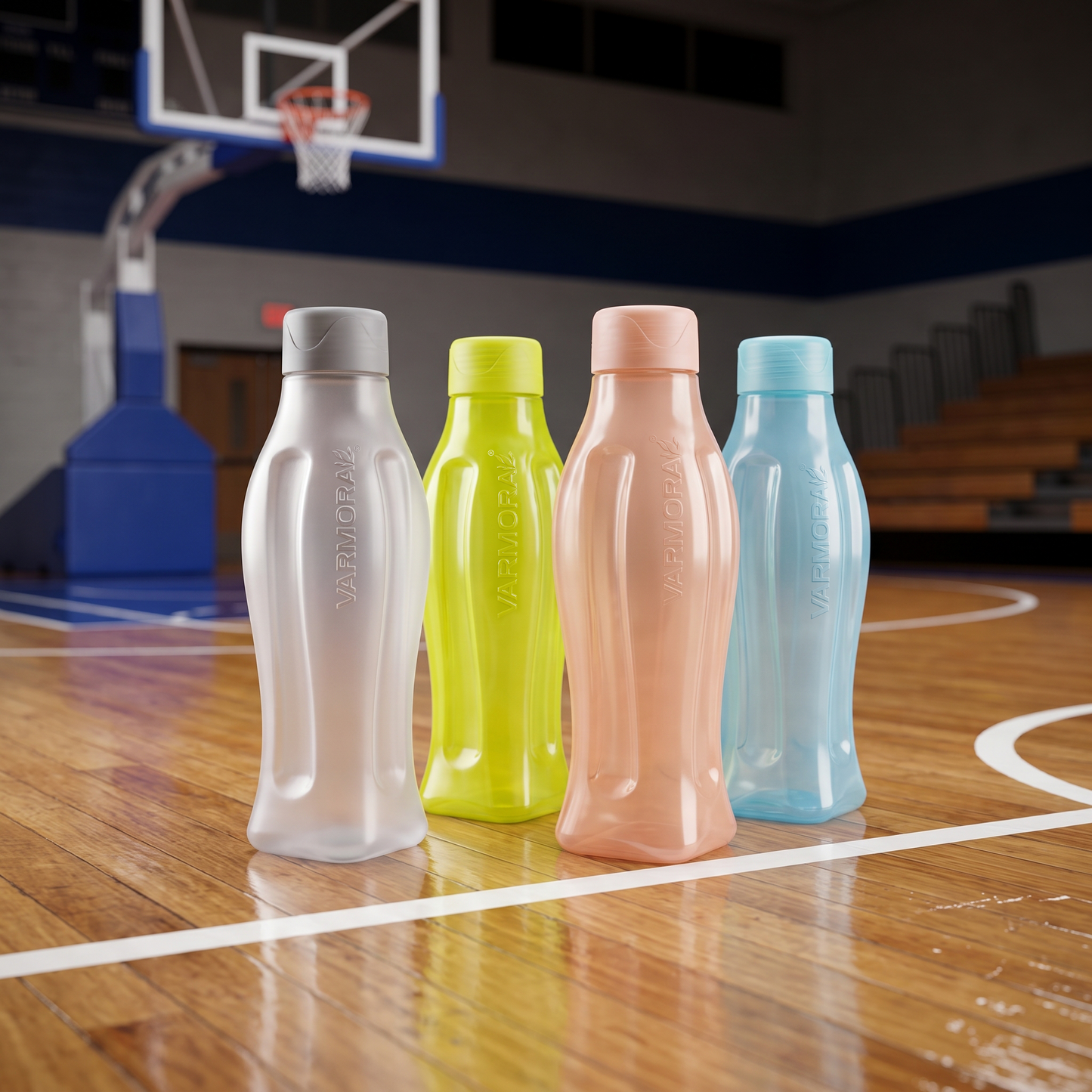 Varmora Aqua Cool – Plastic Water Bottle, BPA Free, 100% Virgin Plastic, Leak Proof, Ideal for Daily Desk Hydration, 1 Litre.