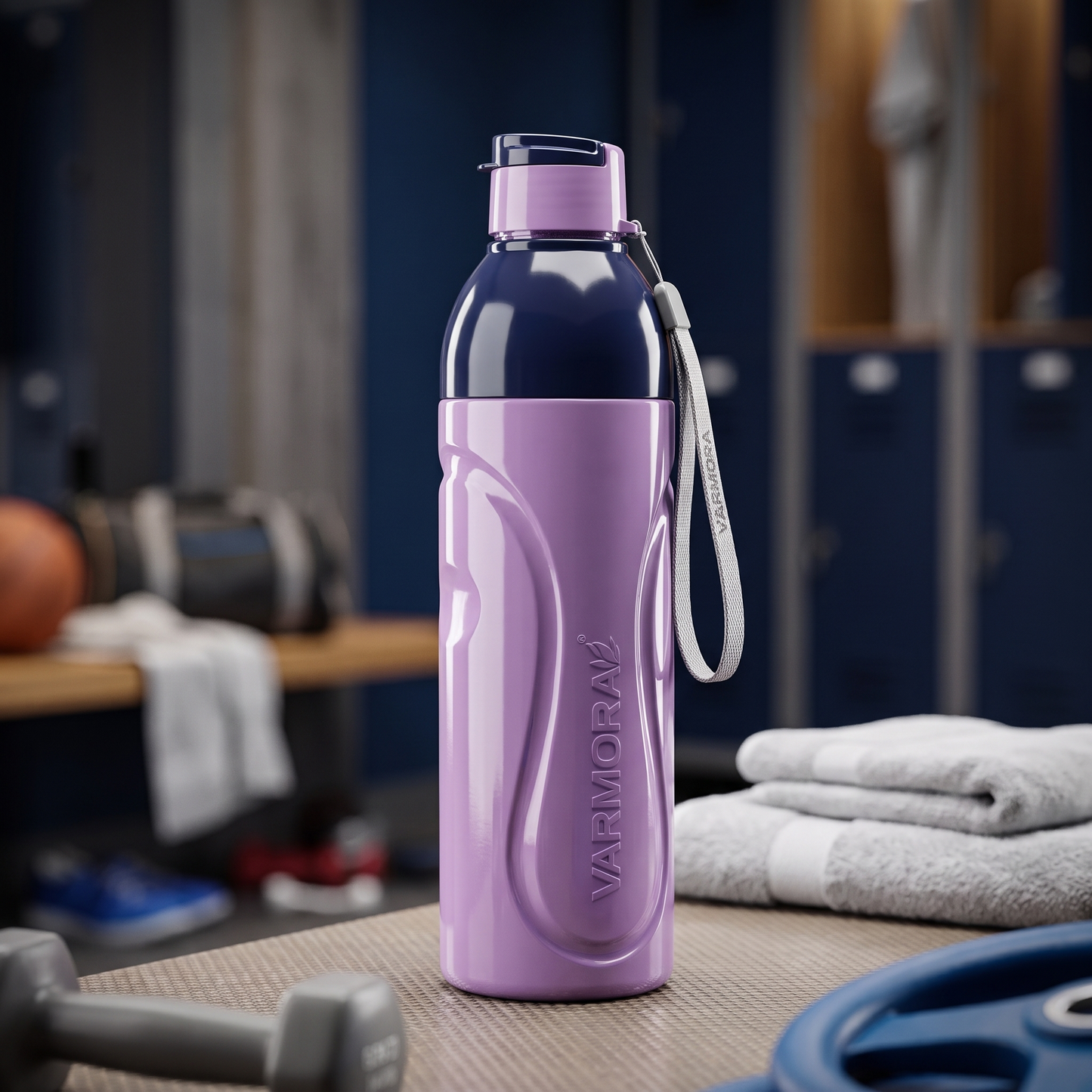 Varmora Ares - Insulated Water Bottle, Plastic Inner, 100% Virgin Plastic, warm & Cold Compatible, BPA Free