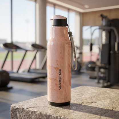 Varmora Sofia - Insulated Water Bottle, Stainless Steel Inner, 100% Virgin Plastic, Hot & Cold Compatible