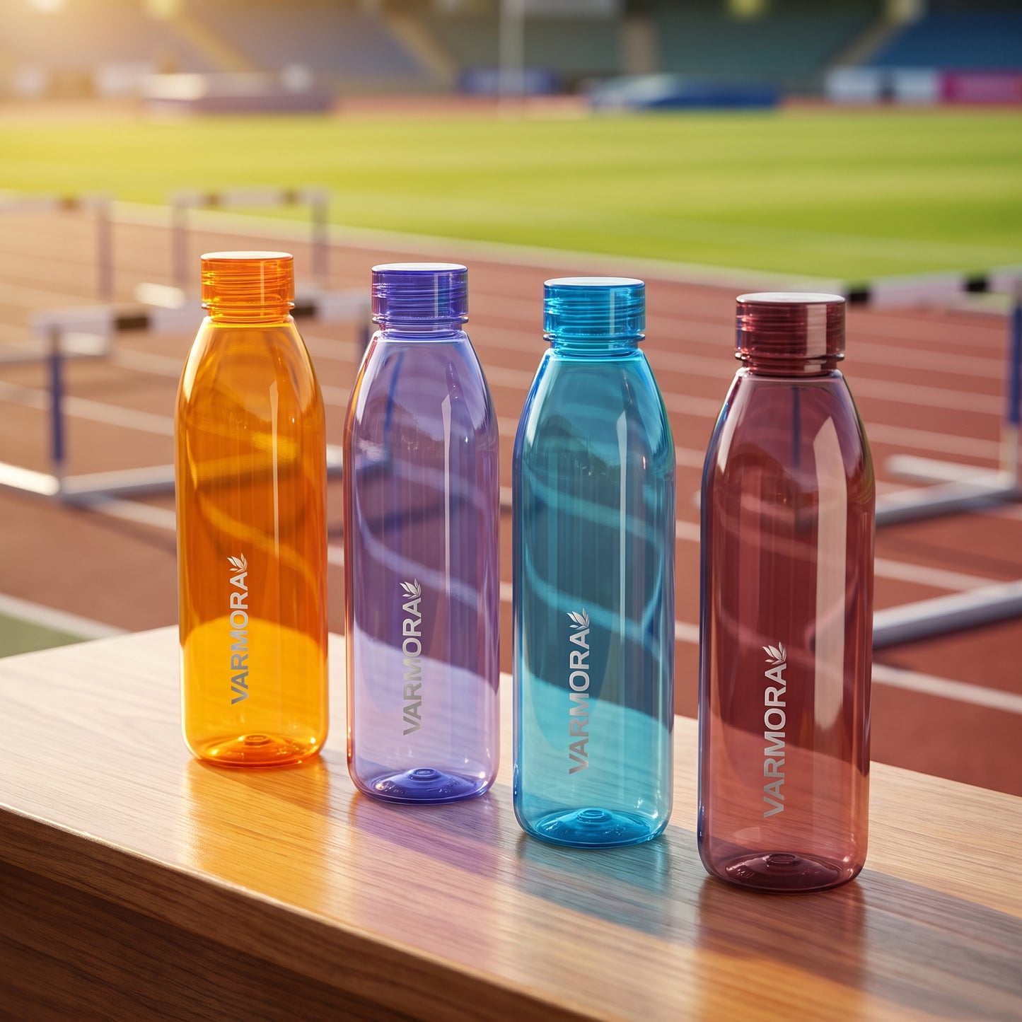 Varmora Aqua Falcon - 850 ml Fridge Water Bottle, Food Grade Plastic, Odor Free & Leakproof, Translucent