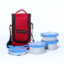 varmora Stainless Steel Insulated Lunch Box with airtight blue lid