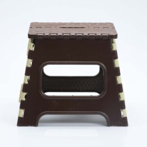 Varmora Folding Stool Small | Lightweight & Portable | Ergonomic Handle | Sturdy Design