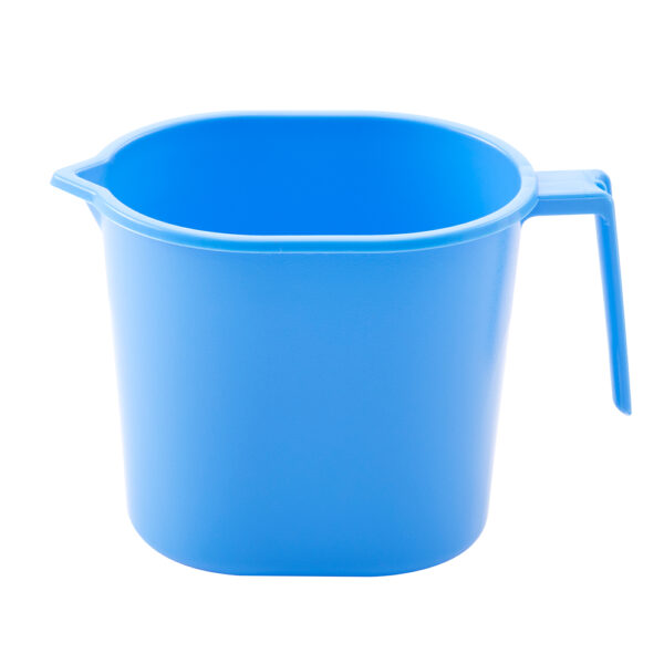 varmora 1 ltr Plastic Bathroom Mug in Color- Blue