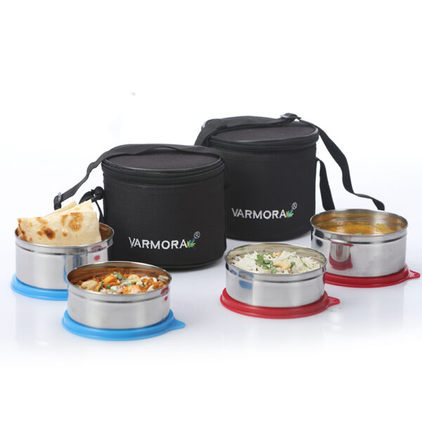 varmora Stainless Steel Lunch Box for office