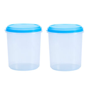 Varmora Glory | Transparent Plastic Dabba For Kitchen - 2 KG