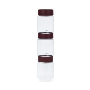 Varmora Store N Stack | Dry Storage Plastic Containers set of 3