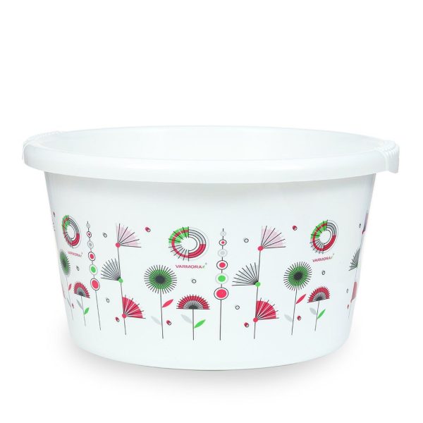 Varmora Plastic Water Tub - white