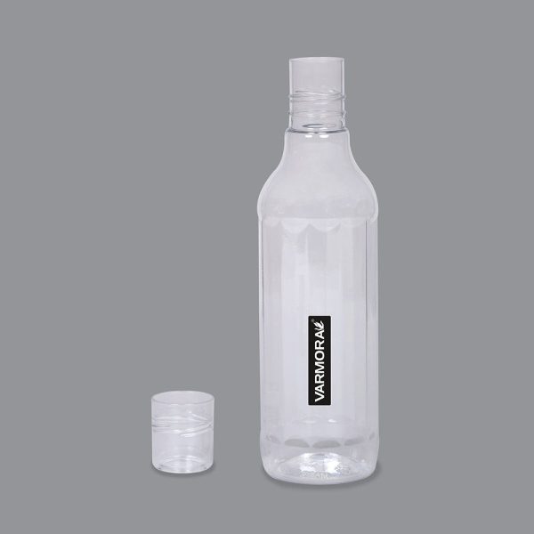 Varmora Transparent Water Bottle,1 Litre