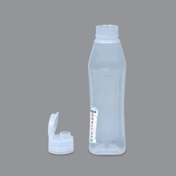 Varmora Plastic Water Bottle , transparent design