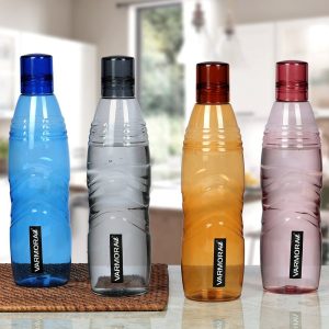 Varmora Transparent Plastic Water Bottle